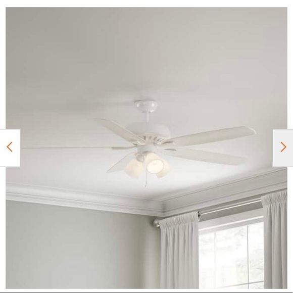 NEW 5 Blade White Ceiling Fan - Picture 5 of 7